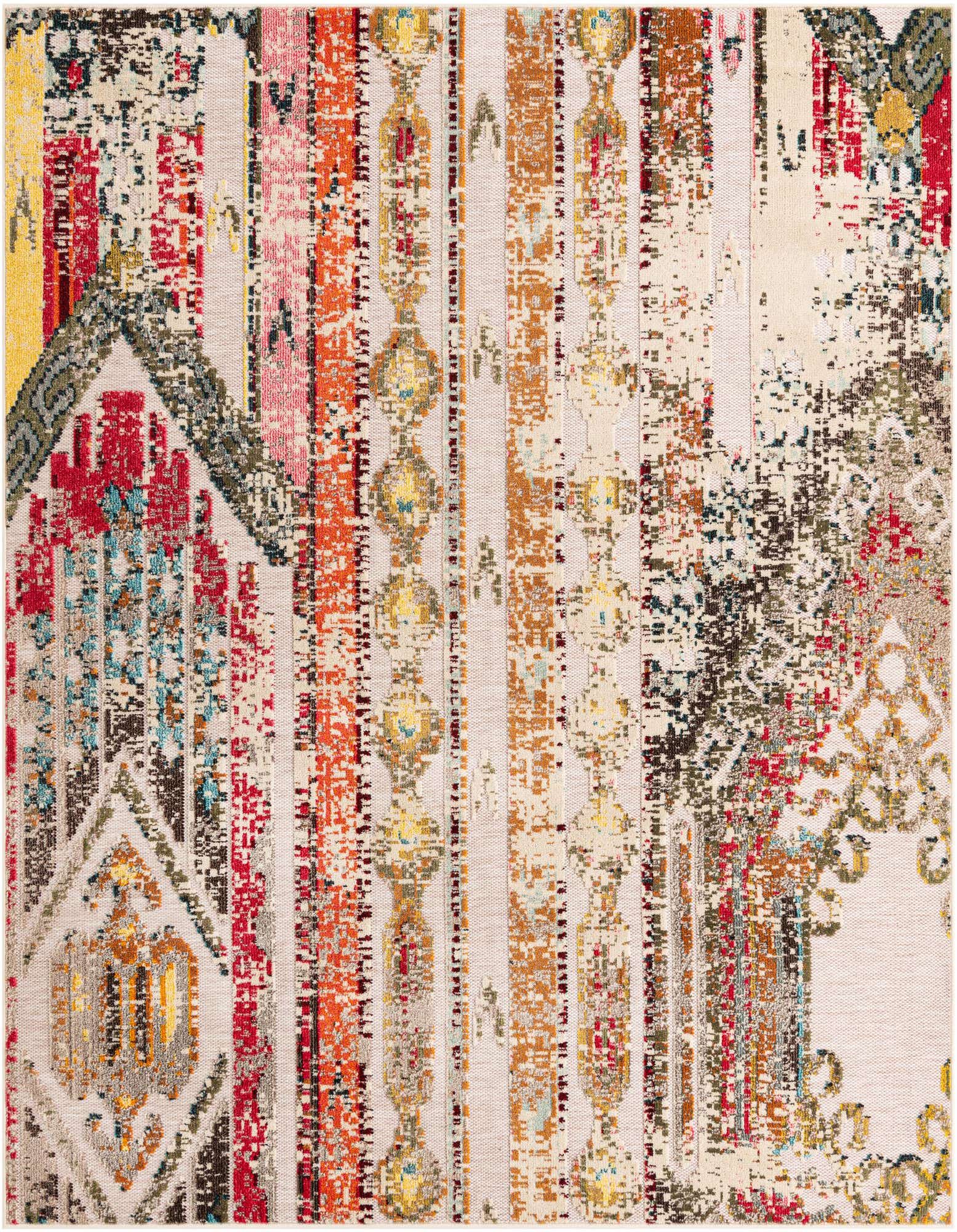 7' 10 x 7' 10 Easy-Clean Casablanca Indoor / Outdoor Square Rug