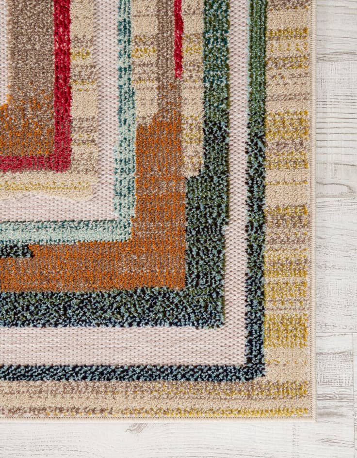 Detail image of 10' x 10' Easy-Clean Casablanca Indoor / Outdoor Square Rug