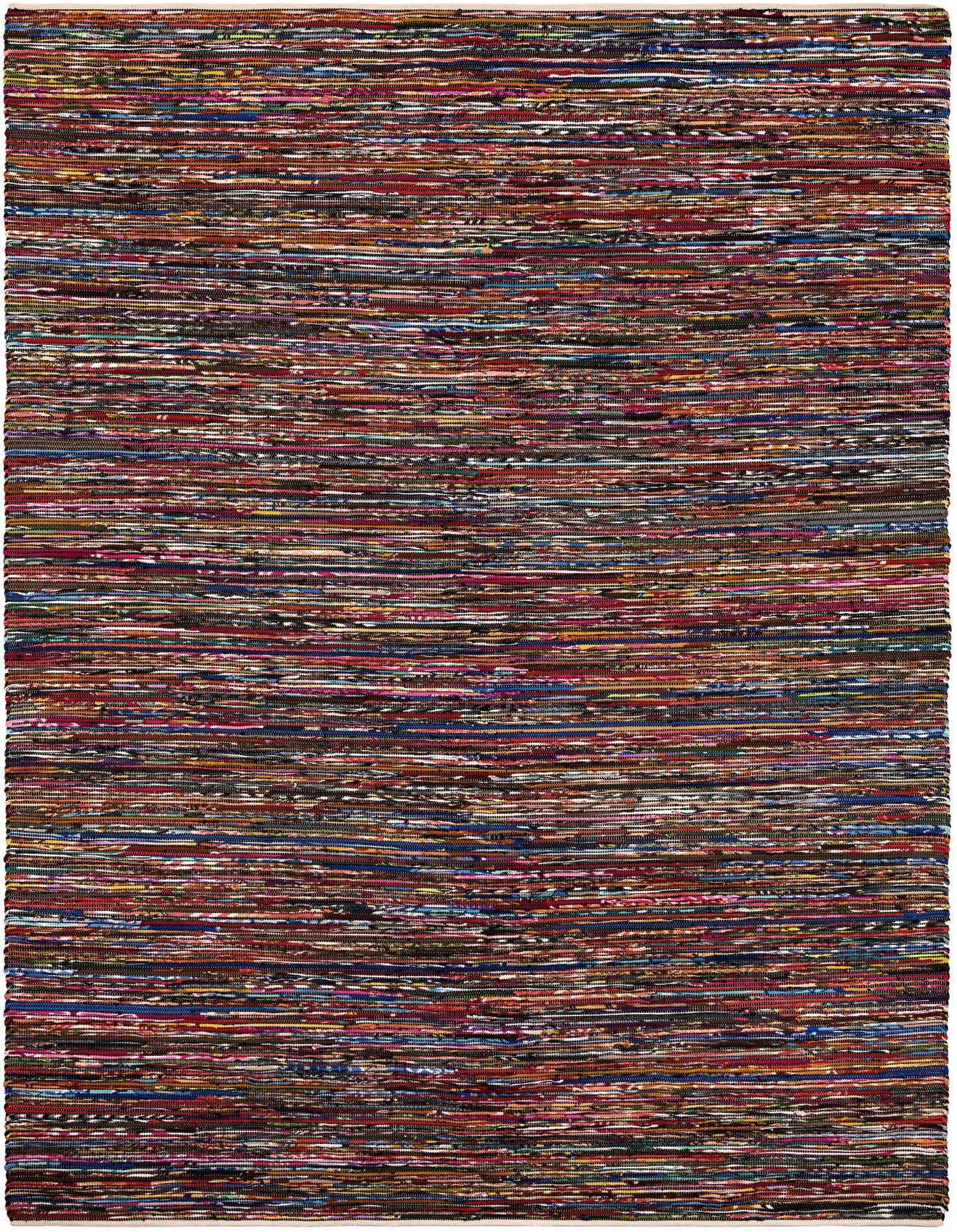 10' x 14' 1 Hand Woven Chindi Cotton Rug