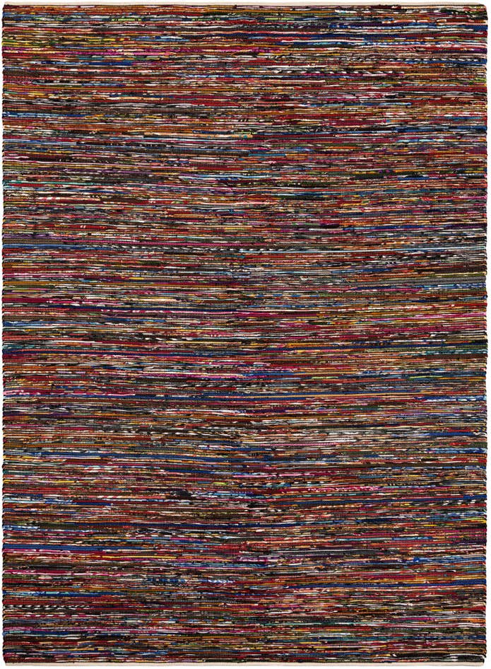 Detail image of 10' x 14' 1 Hand Woven Chindi Cotton Rug