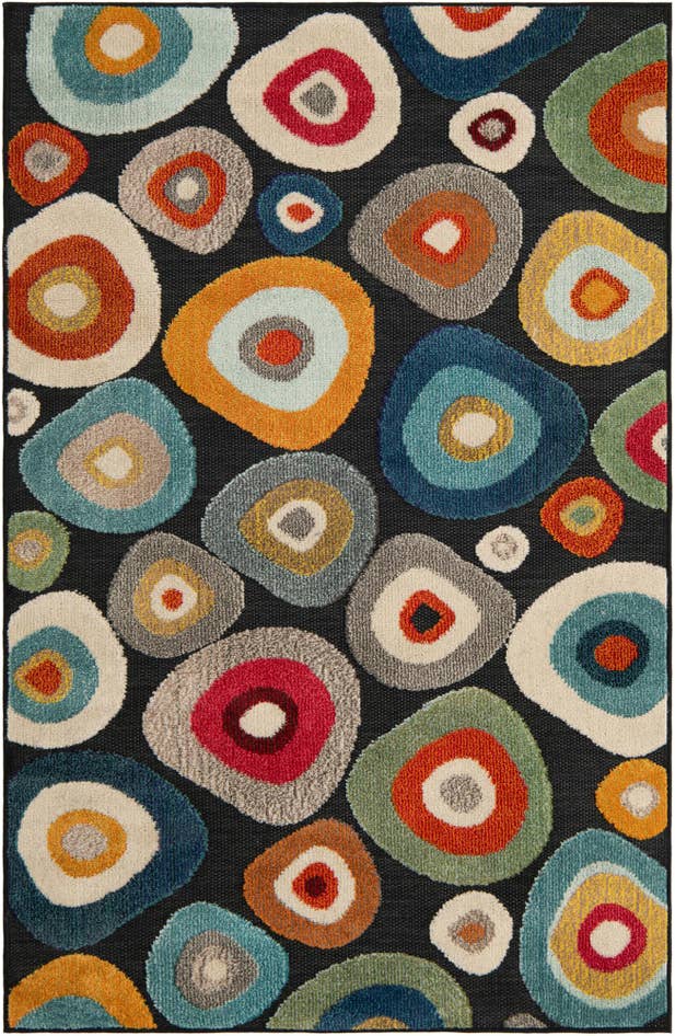 Detail image of 4' x 6' Easy-Clean Casablanca Indoor / Outdoor Rug