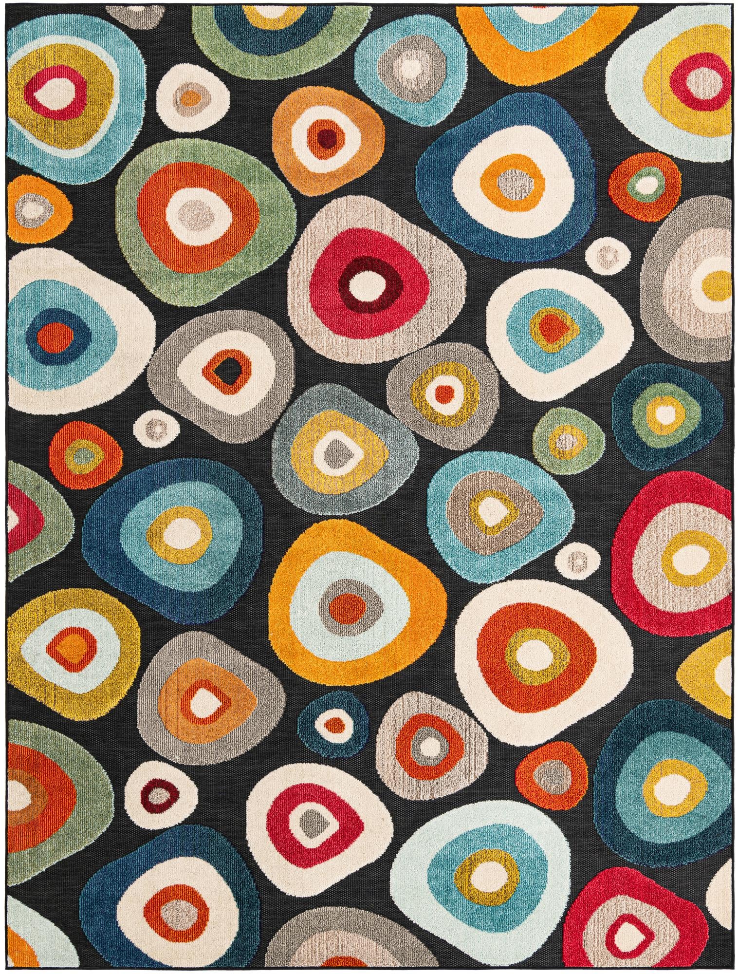 Rug Multicolored Black Swatch link
