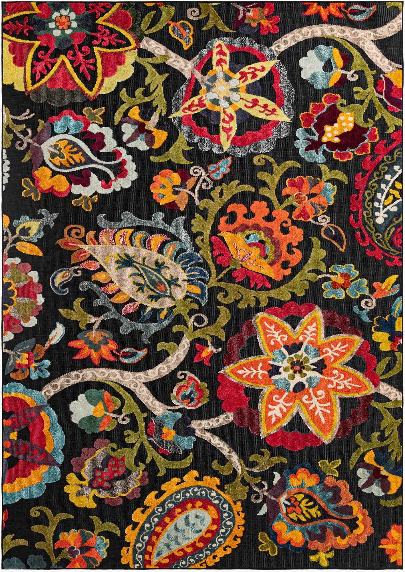 9' x 12'  Washable Casablanca Indoor / Outdoor Rug