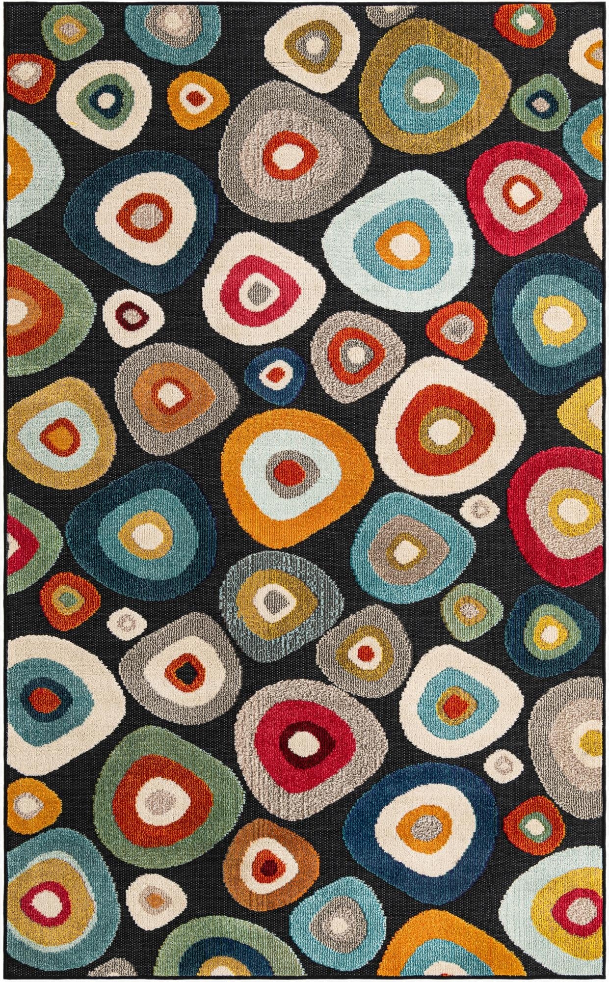 5' 3 x 8'  Washable Casablanca Indoor / Outdoor Rug