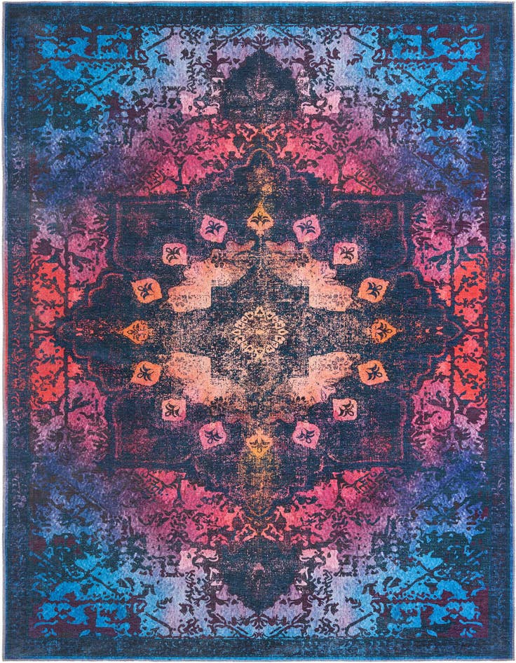 Detail image of 7' 10 x 11' Washable Renaissance Rug