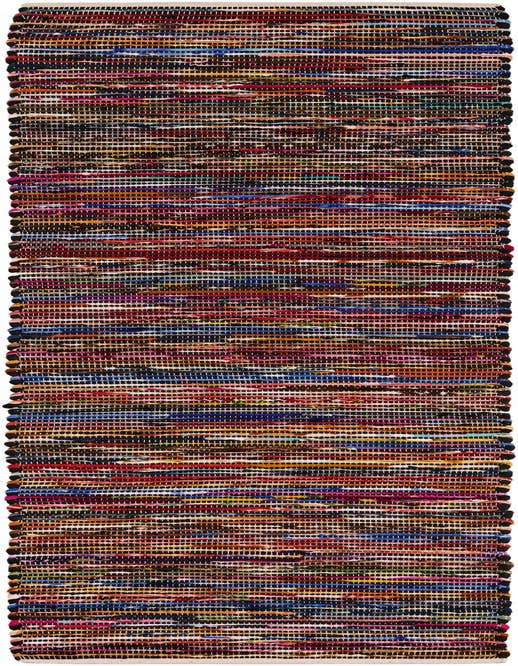 Detail image of 2' x 8' Hand Woven Chindi Cotton Runner Rug