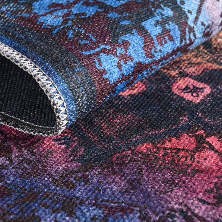 Detail image of 2' x 6' Washable Francesca Runner Rug