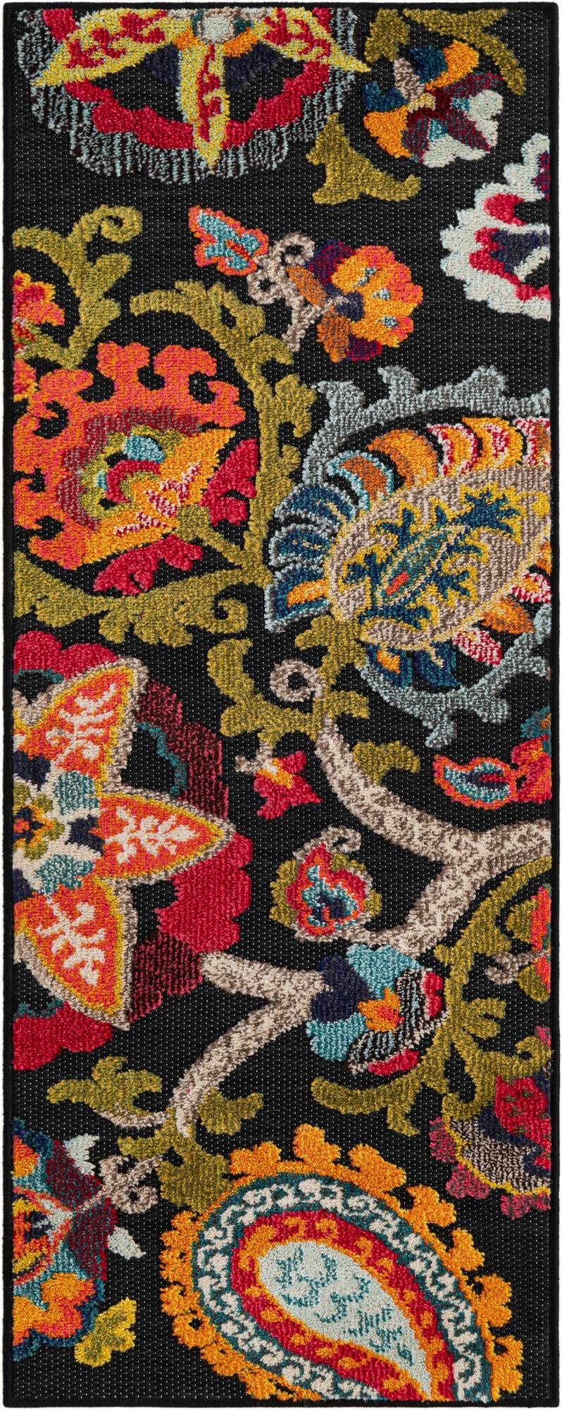 2' x 5'  Washable Casablanca Indoor / Outdoor Runner Rug