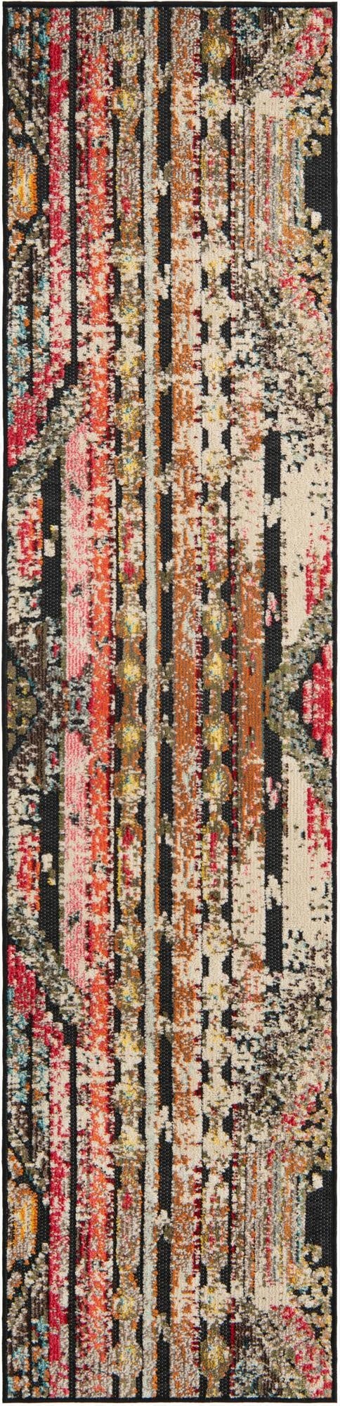 2' x 8'  Washable Casablanca Indoor / Outdoor Runner Rug