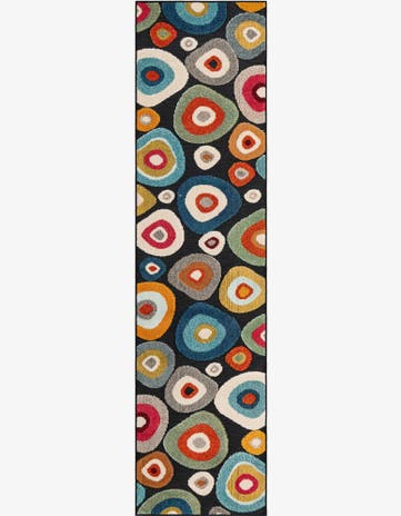 2' 7 x 10' Easy-Clean Casablanca Indoor / Outdoor Runner Rug