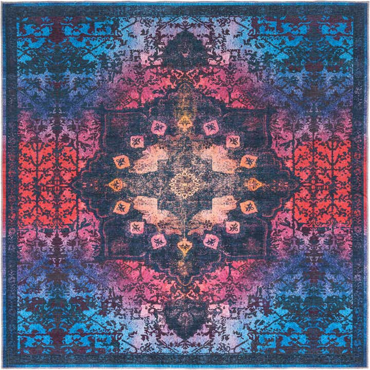 7' 3 x 7' 3 Washable Francesca Square Rug