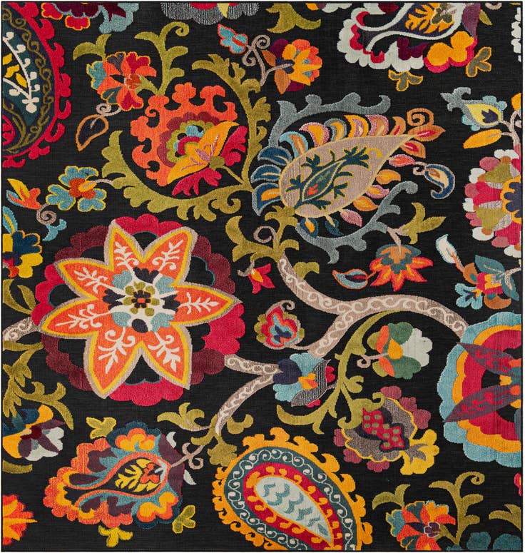 Detail image of 10' x 10' Easy-Clean Casablanca Indoor / Outdoor Square Rug