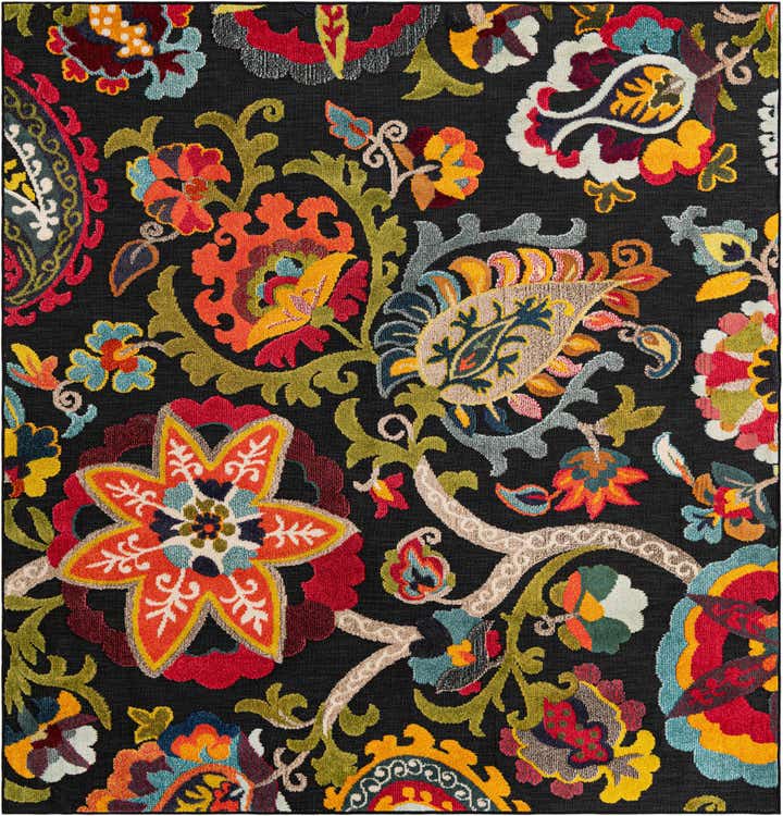 7' 10 x 7' 10 Easy-Clean Casablanca Indoor / Outdoor Square Rug