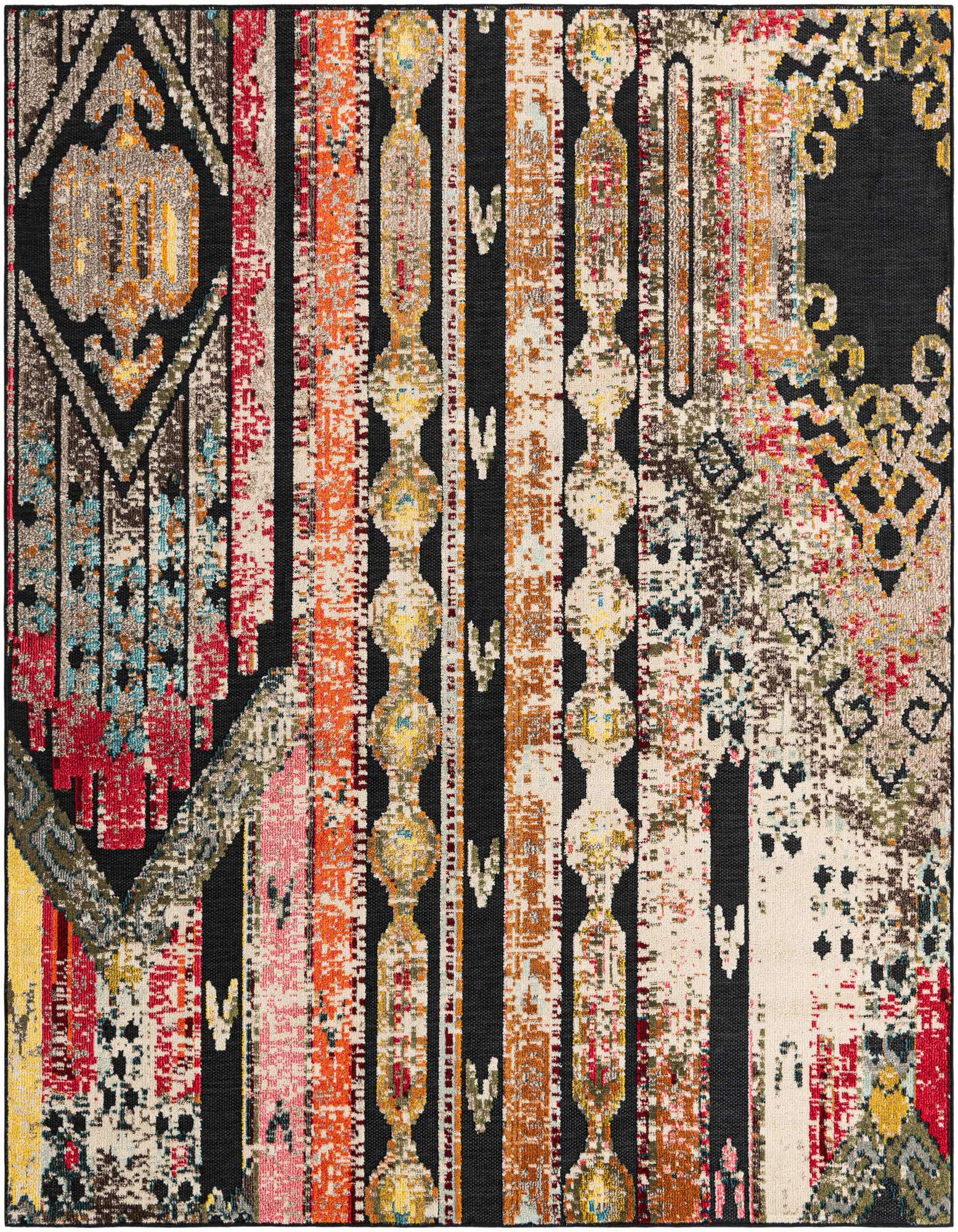 7' 10 x 7' 10 Easy-Clean Casablanca Indoor / Outdoor Square Rug