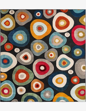 10' x 10' Easy-Clean Casablanca Indoor / Outdoor Square Rug