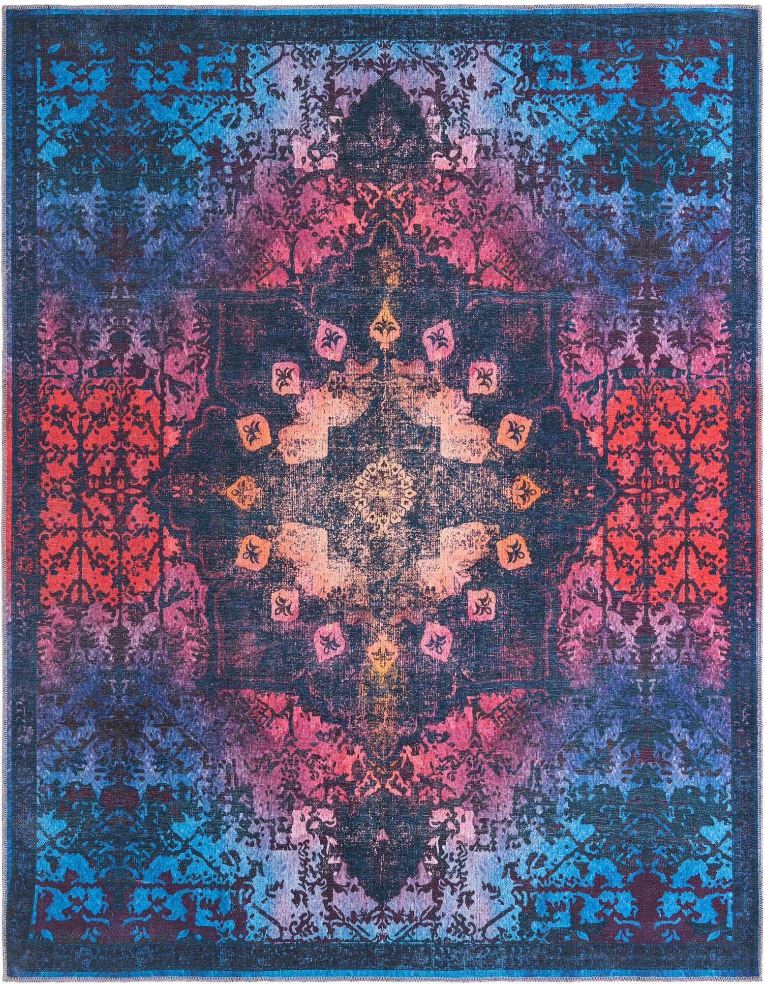 7' 10 x 7' 10 Washable Renaissance Square Rug