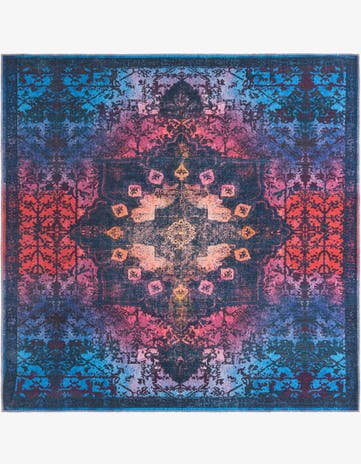 7' 10 x 7' 10 Washable Renaissance Square Rug