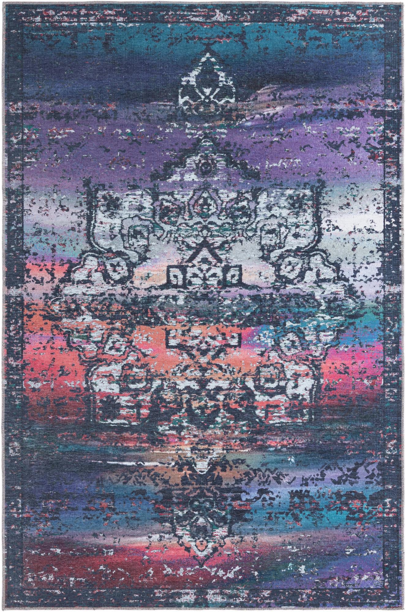 5' 3 x 8' Washable Francesca Rug