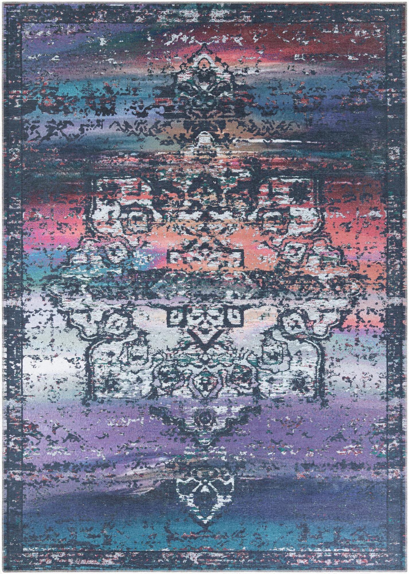 Primary image 7' 10 x 11'  Washable Renaissance Rug