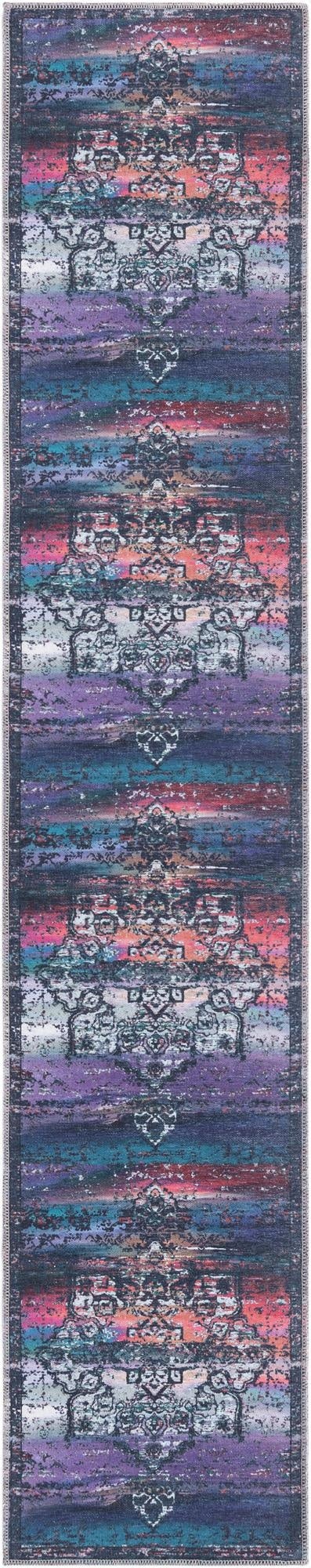 2' x 9' 10 Washable Francesca Runner Rug