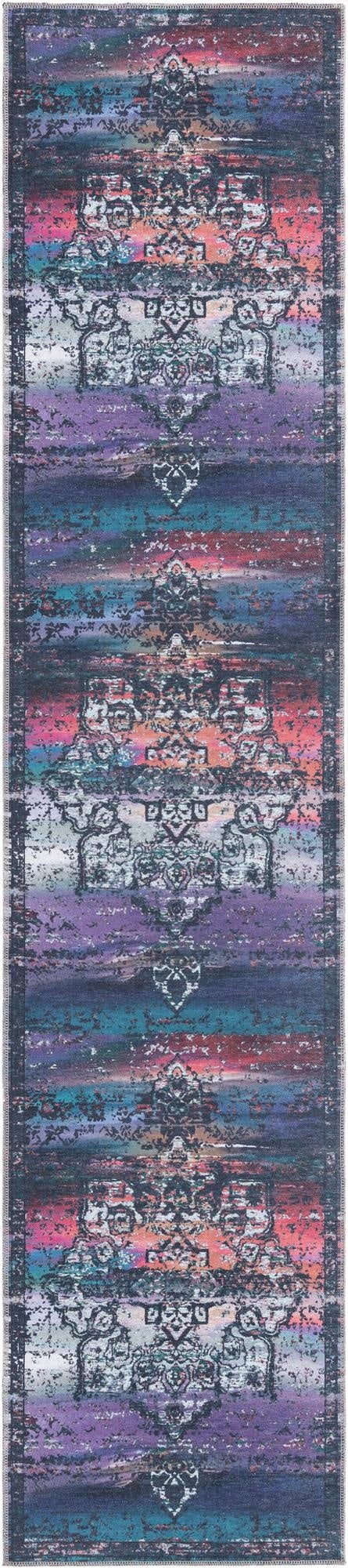 Primary image 2' 7 x 12'  Washable Renaissance Runner Rug