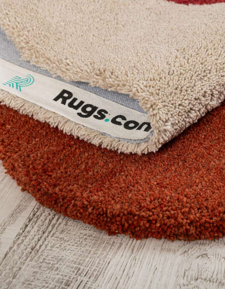6' 1 x 9' Handtufted Wool Freeform Rug