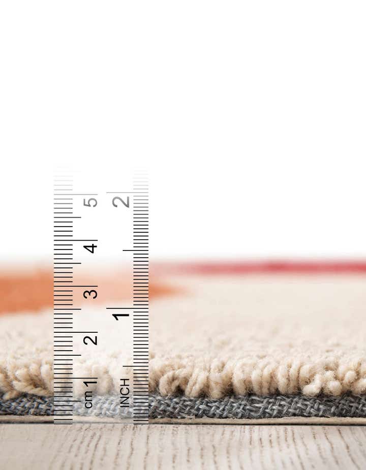 6' 1 x 9' Handtufted Wool Freeform Rug