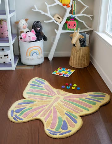 2' 7 x 2' 11 Playtime Kids Wool Freeform Rug