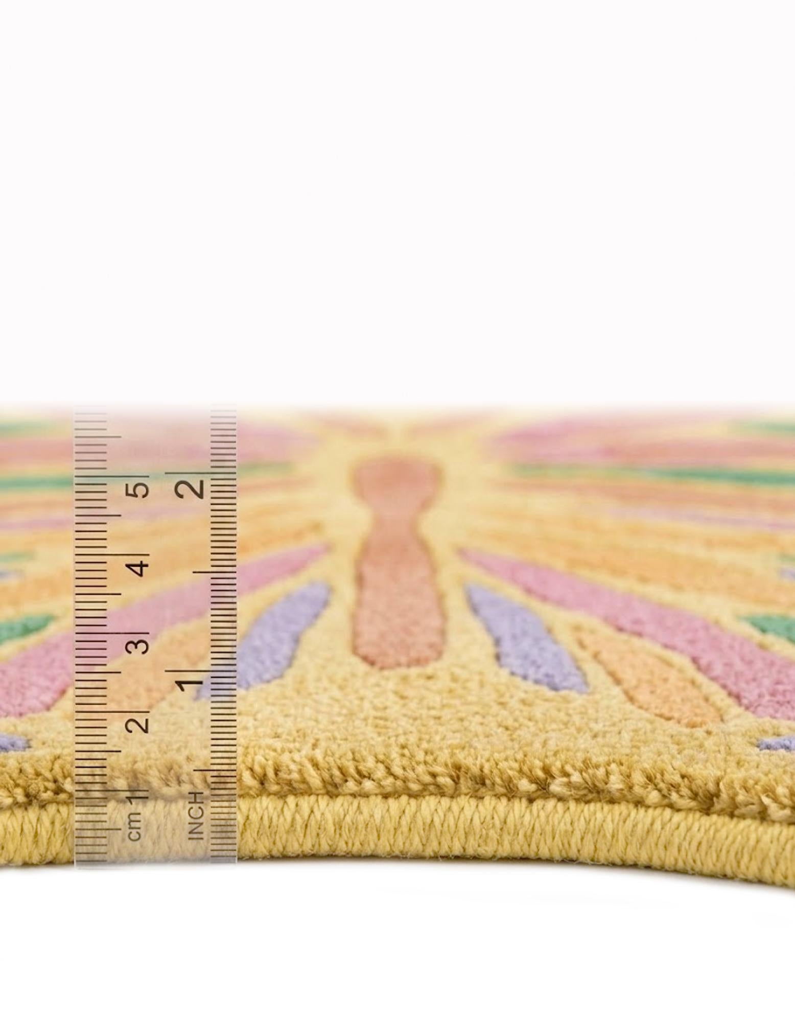 3' 4 x 3' 11 Playtime Kids Wool Freeform Rug