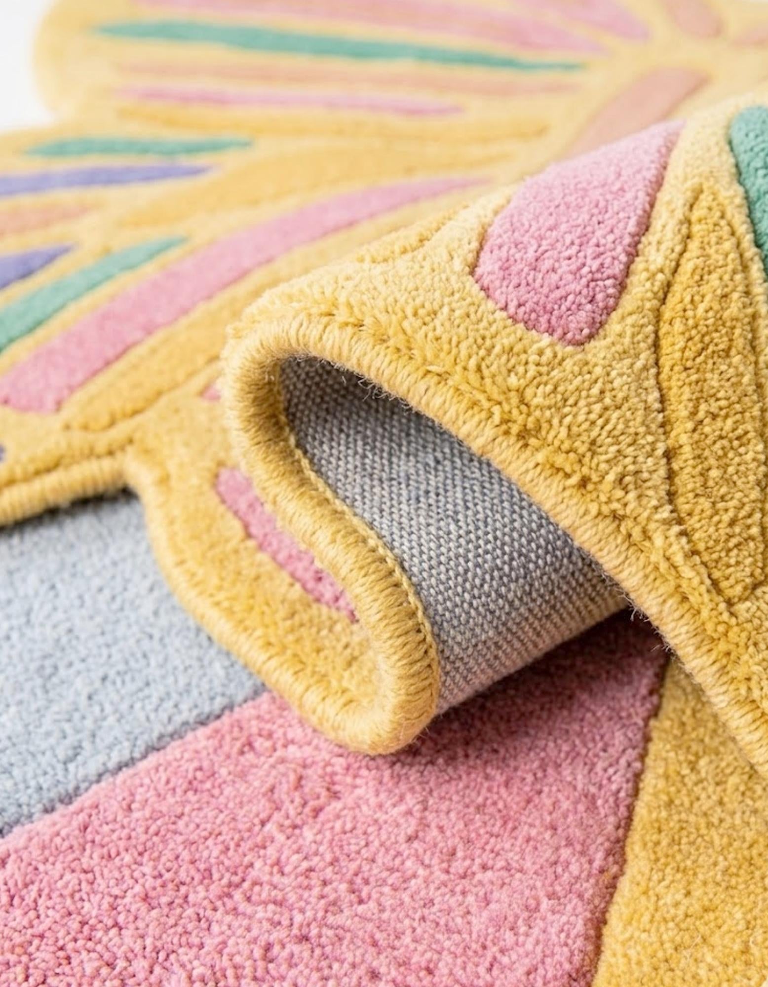 3' 4 x 3' 11 Playtime Kids Wool Freeform Rug