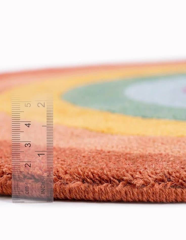 Detail image of 3' 7 x 6' 3 Playtime Kids Wool Freeform Rug