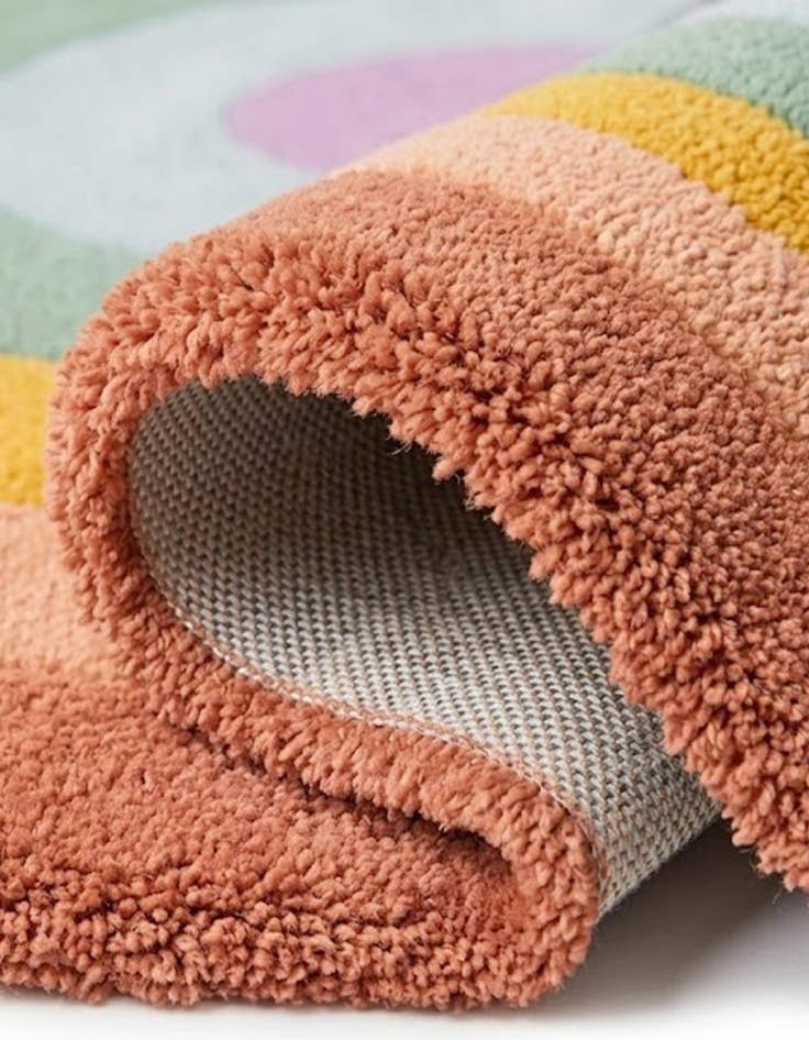 Detail image of 3' 7 x 6' 3 Playtime Kids Wool Freeform Rug