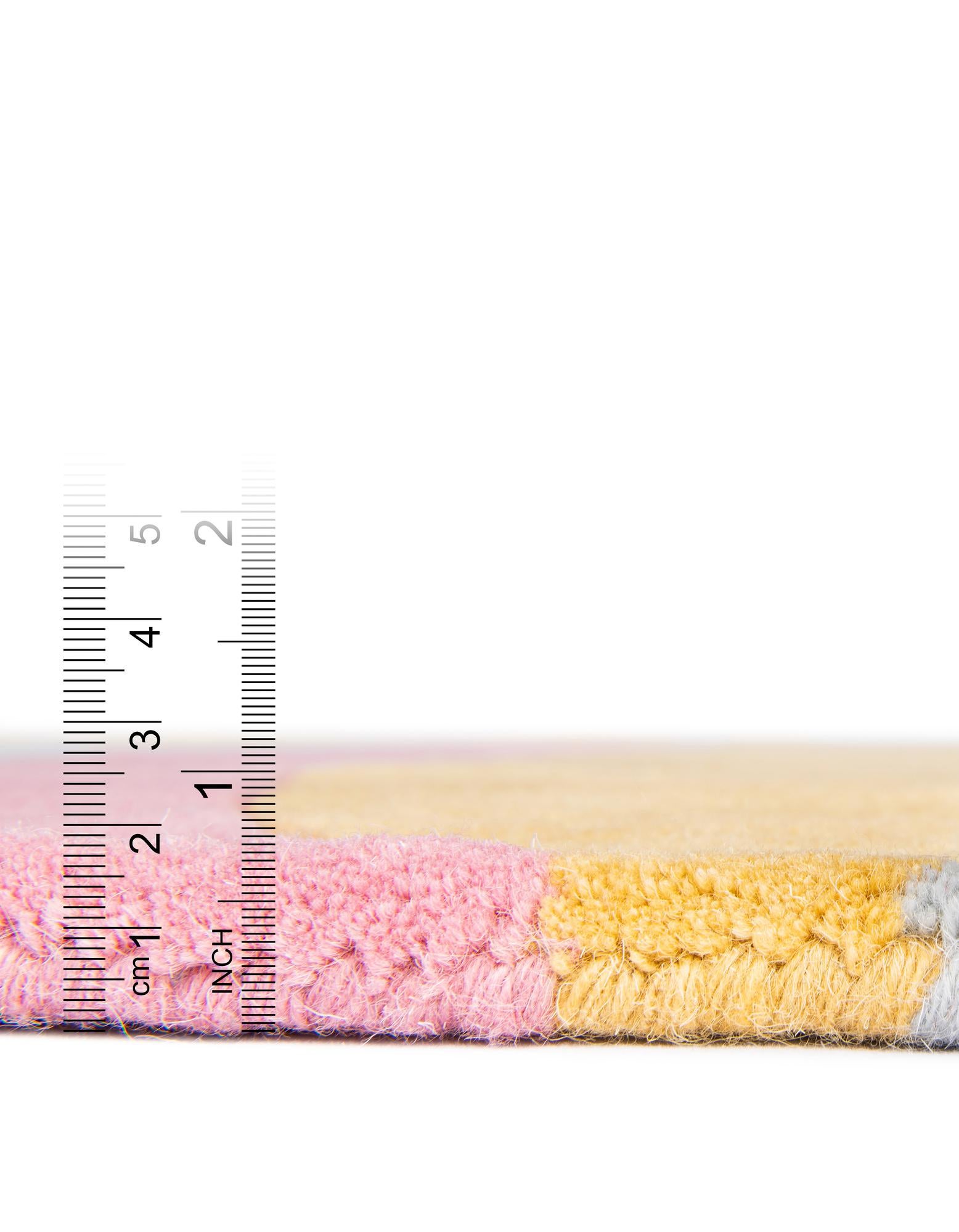 5' 1 x 5' 5 Playtime Kids Wool Freeform Rug