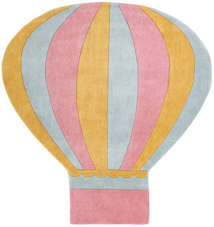 Detail image of 6' 1 x 6' 5 Playtime Kids Wool Freeform Rug