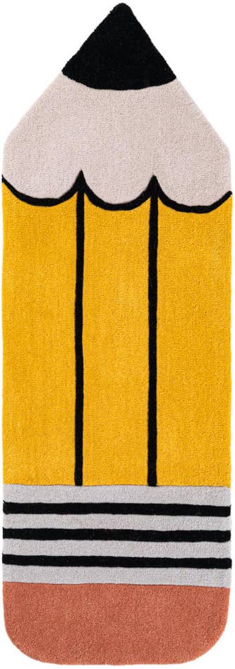 Detail image of 1' 6 x 4' 5 Playtime Kids Wool Freeform Rug