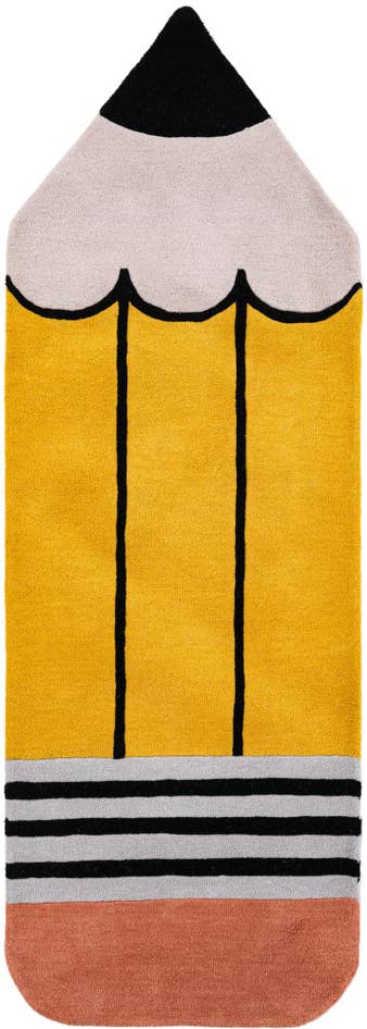 Detail image of 2' 6 x 7' 5 Playtime Kids Wool Freeform Rug