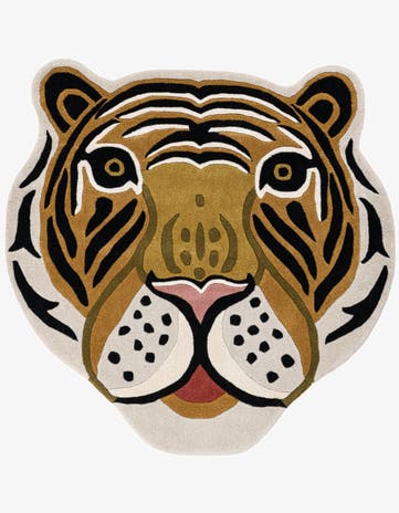 4' 1 x 4' 1 Playtime Kids Wool Freeform Rug