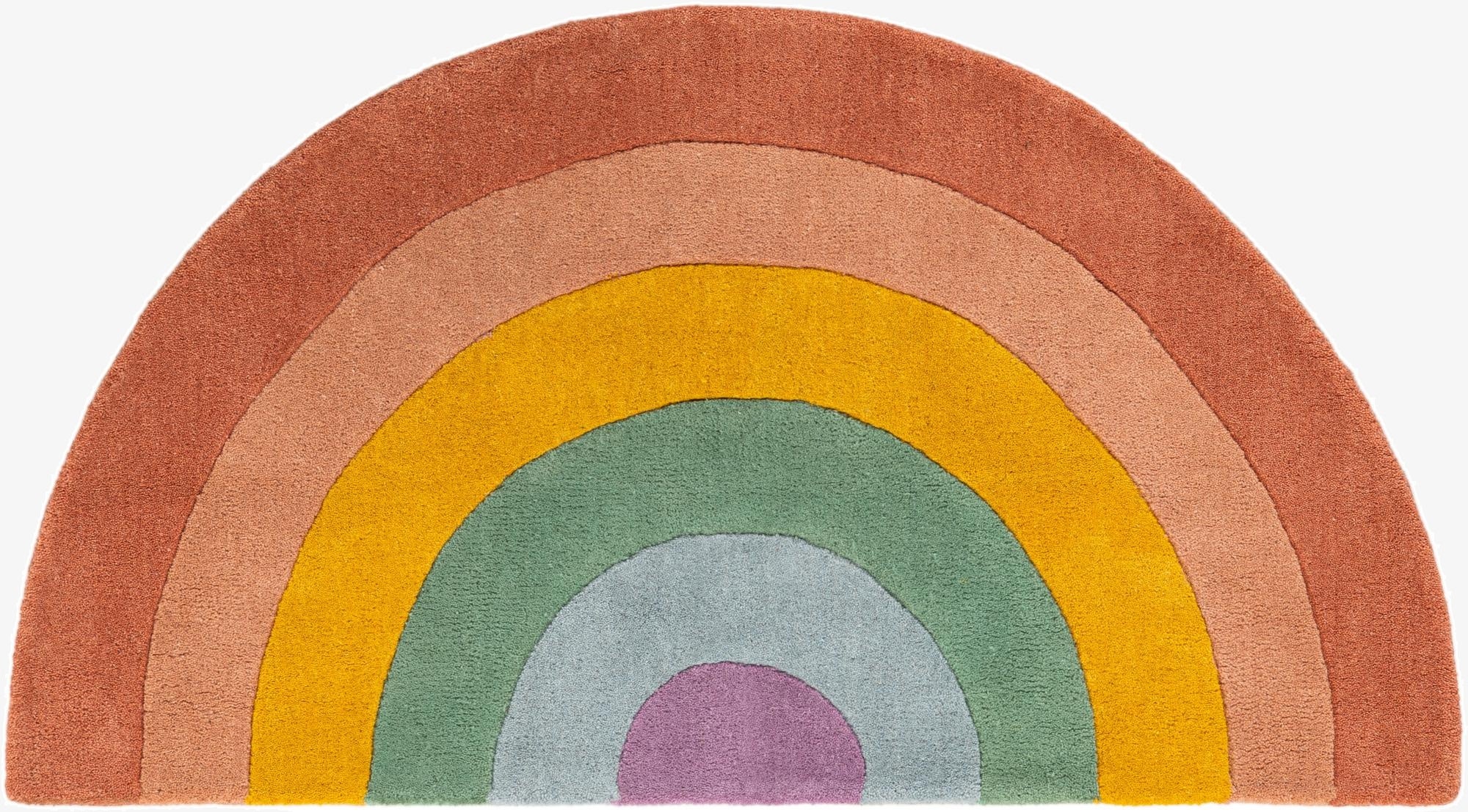 2' 4 x 4' 1 Playtime Kids Wool Freeform Rug