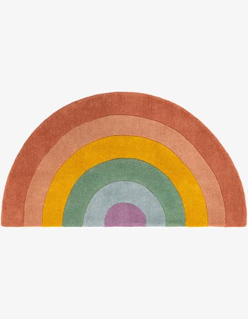 2' 4 x 4' 1 Playtime Kids Wool Freeform Rug