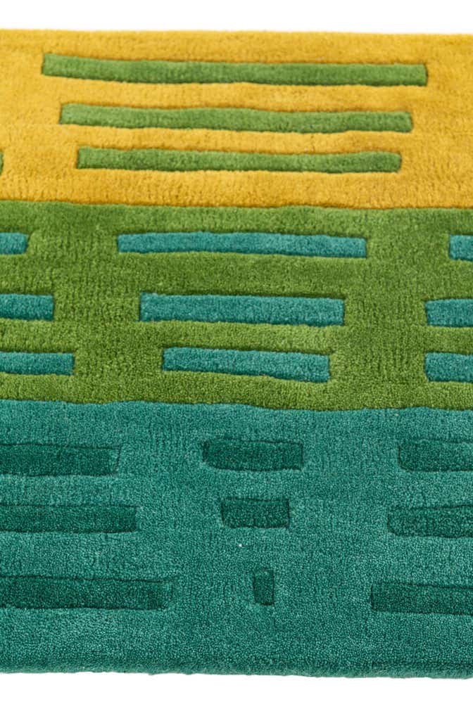 2' x 8' 10 SurfBoard Wool Freeform Rug