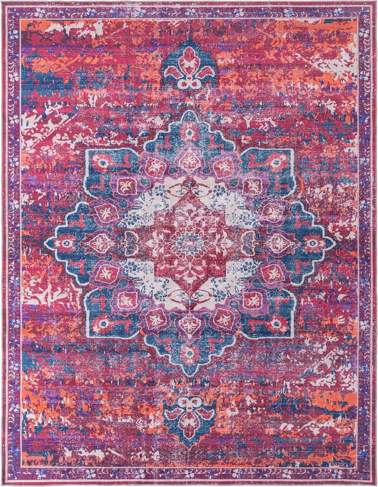 Detail image of 10' 6 x 14' Washable Francesca Rug