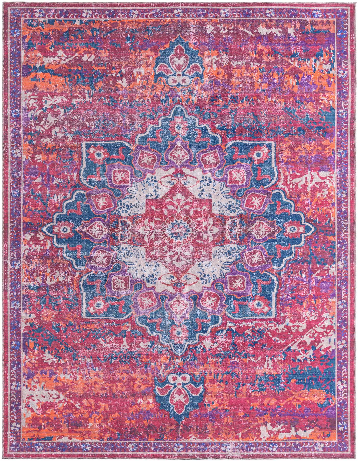 Primary image 7' 10 x 11'  Washable Renaissance Rug