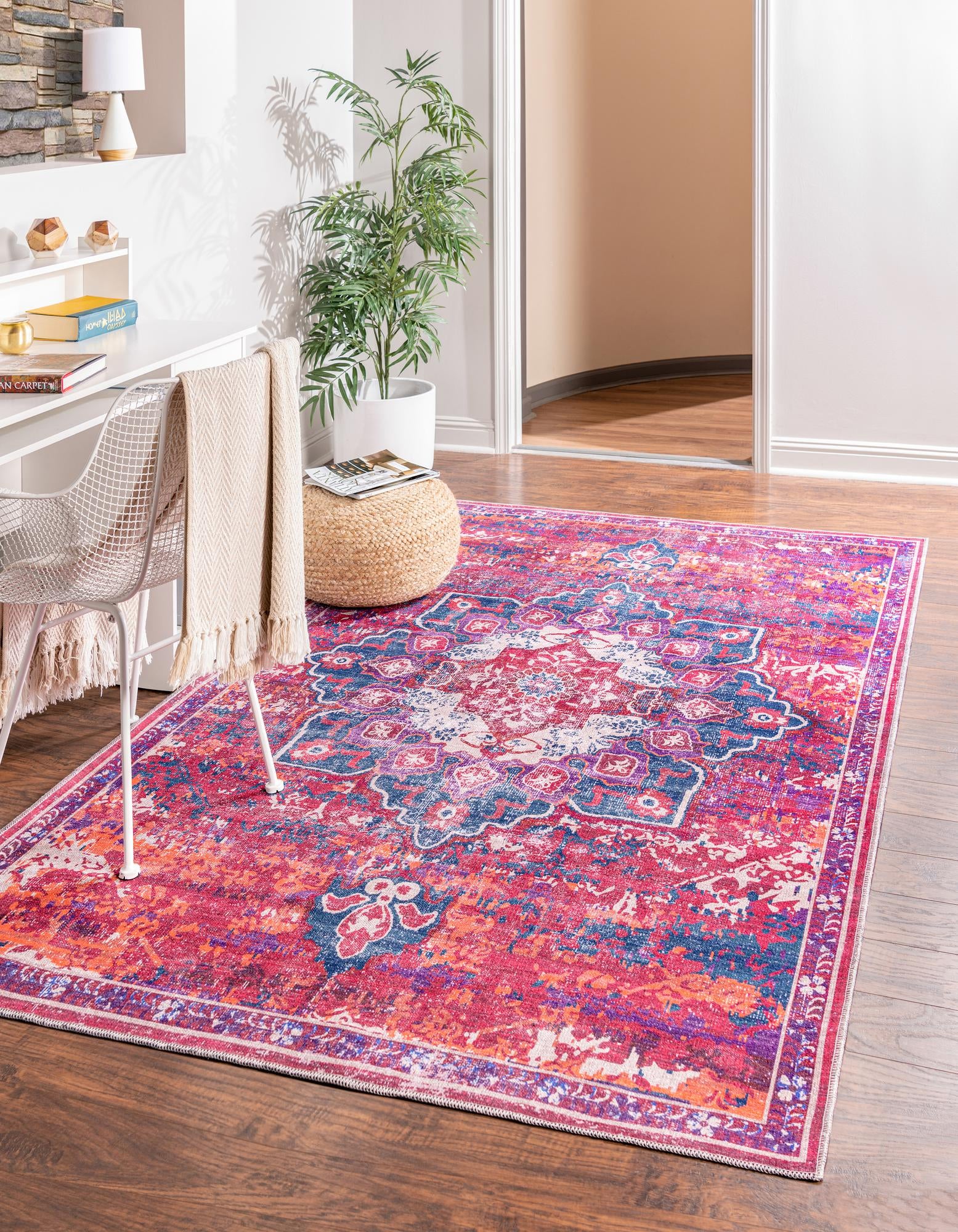 7' 10 x 11' Washable Renaissance Rug