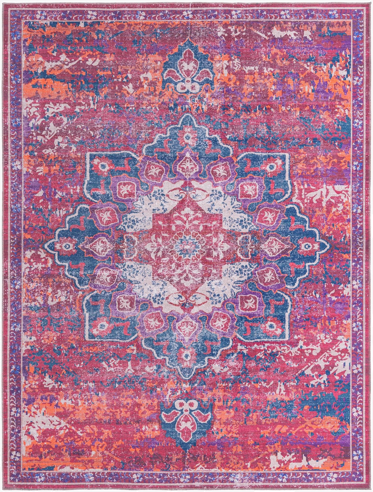 Primary image 7' 10 x 10'  Washable Renaissance Rug