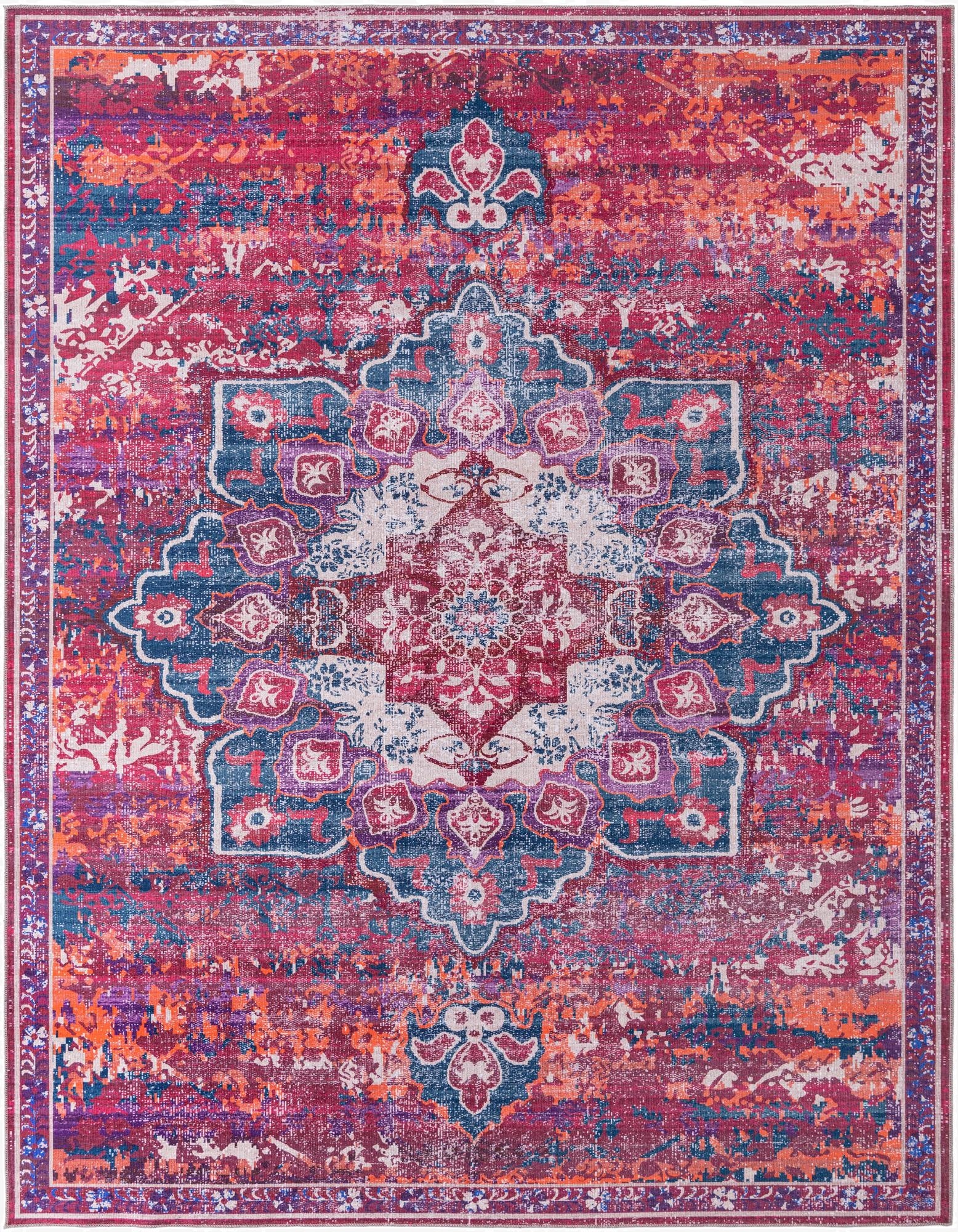 10' 6 x 13'  Washable Renaissance Rug