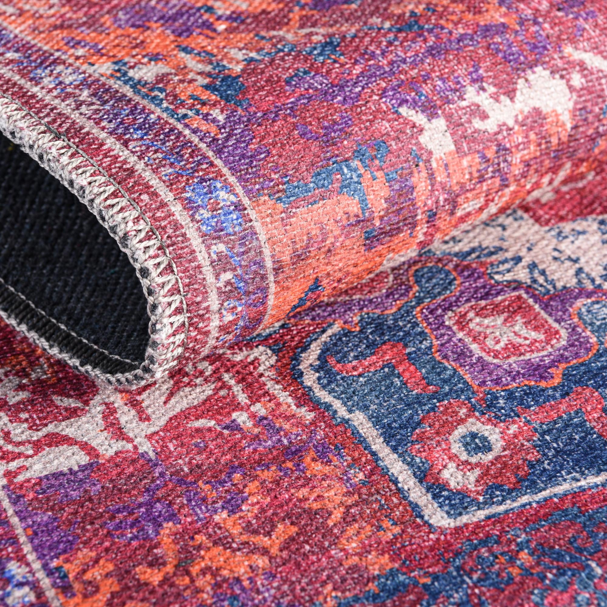 2' x 6' Washable Francesca Runner Rug