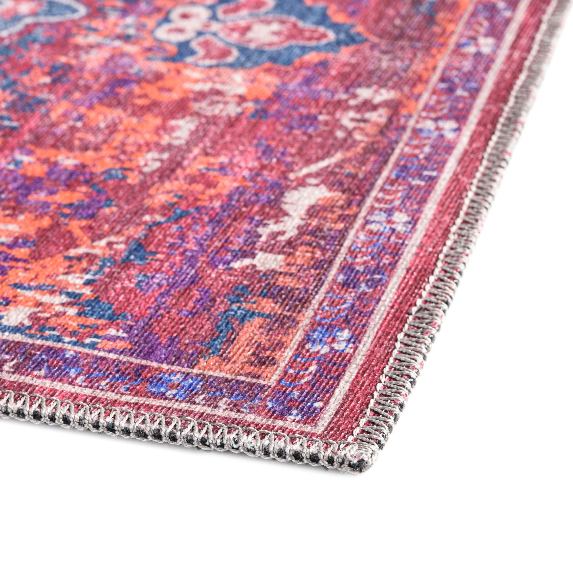 2' x 6' Washable Francesca Runner Rug