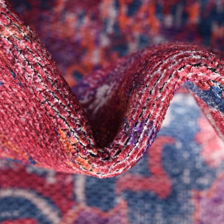Detail image of 2' x 6' Washable Francesca Runner Rug
