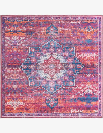 10' 6 x 10' 6 Washable Francesca Square Rug