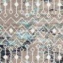 Rug Multicolored Gray Blue Swatch link